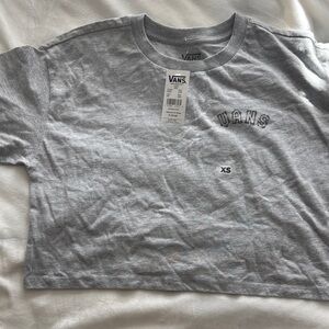Vans Gray crop T-Shirt